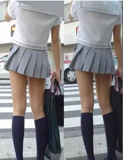 日本女高中生的裙子到底有多短？最後一張，叫人受不了啊！！