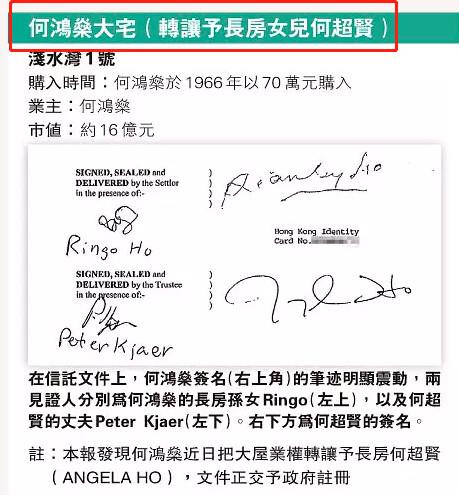 賭王妻子團豪宅：大房豪宅16億，三房僅1.6億，四房住皇宮！