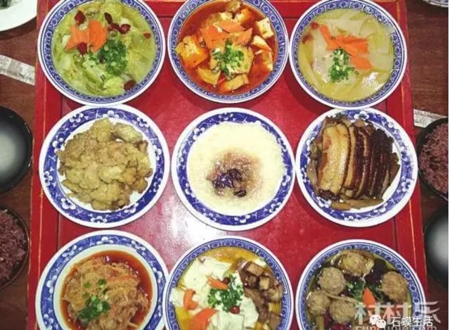 農村的一種生活以及傳統美食——九大碗。