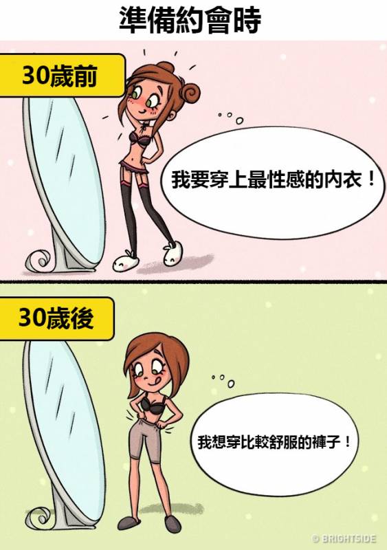 13個「女人一過30歲就會對愛情大改觀」的中肯插畫...太有感了!!
