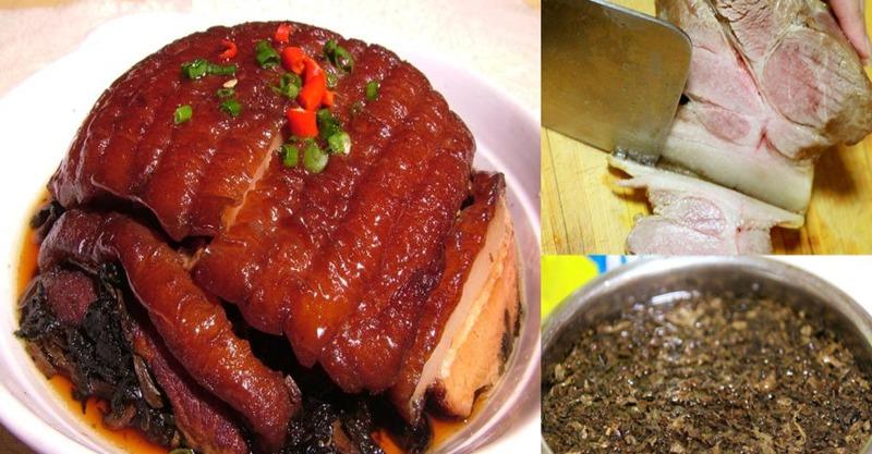  30年大廚傳授的正宗客家【梅菜扣肉】詳細做法，不油不膩，香的流口水！觀看數：1555 人