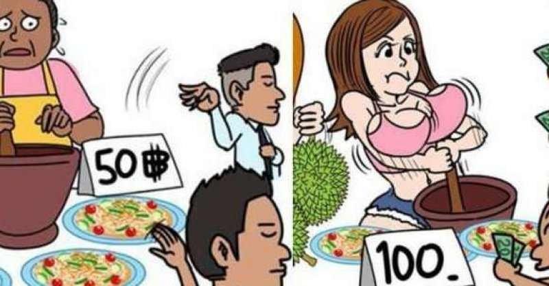 ７張泰國諷刺漫畫，道盡市井小民的無奈