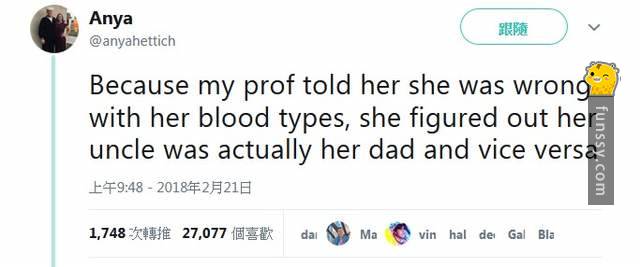這個網友分享她的同學「因為學校的一堂課 導致父母離婚」的超8點檔真實故事~~~﻿
