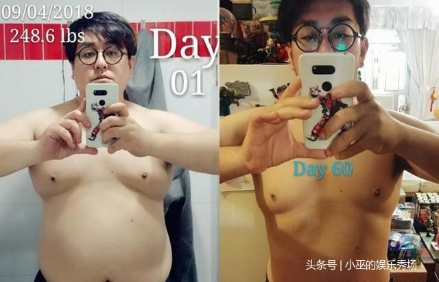 【60天減45KG！】TVB綠葉演員蕭徽勇拍戲拍到呼吸困難！下定決心減肥『脖子腹肌』都出來了！簡直判若兩人！