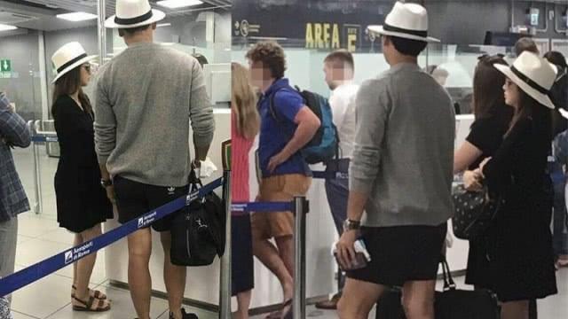 Rain陪懷二胎的太太金泰希旅遊，兩夫妻太甜蜜連走路也抱在一起！