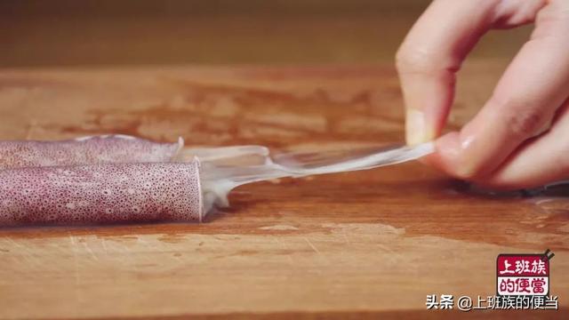 魷魚切開的這一瞬間，太香了，人間美味！
