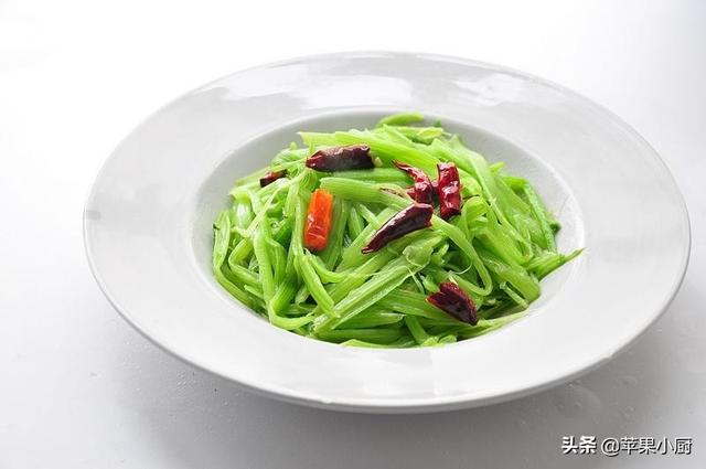吃菠菜不吃葉，一年當中，只有春夏之交適合吃這個部位，又脆又嫩
