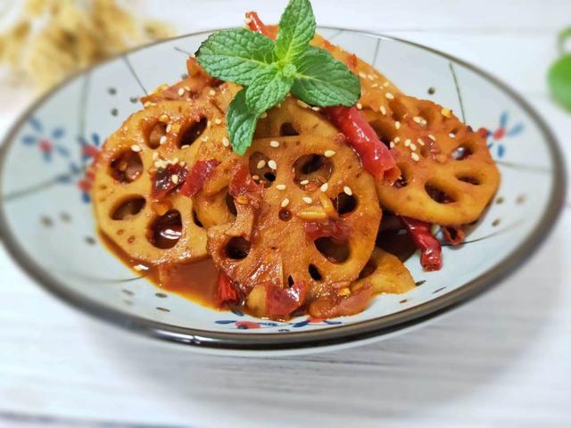 這樣做的香辣藕片最下飯