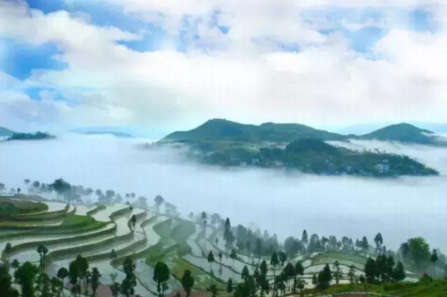 中國十大最美梯田，天堂里的時光天梯