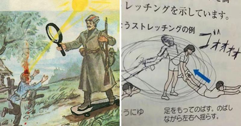 19個超厲害的「課本塗鴉，構圖和創意」！快來看看吧！