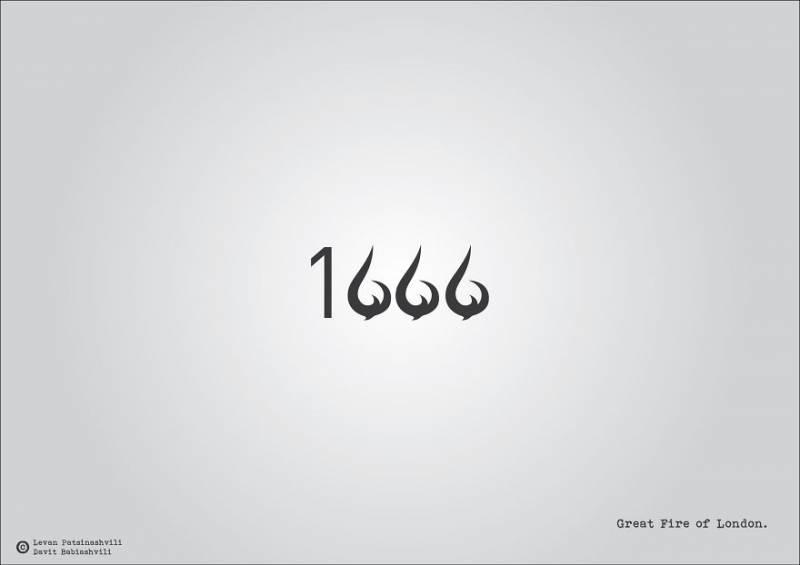 25個「字體裡暗示某個歷史事件」的奇特西元年份字體　1984年超有梗！~~~~