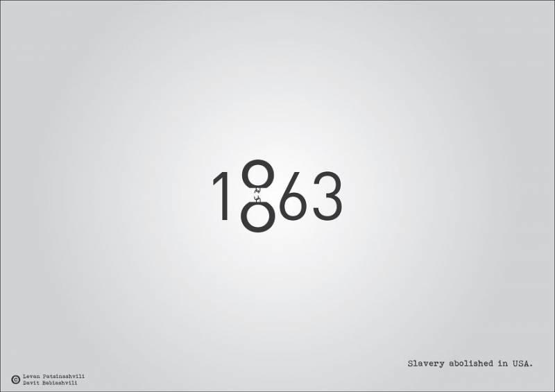 25個「字體裡暗示某個歷史事件」的奇特西元年份字體　1984年超有梗！~~~~