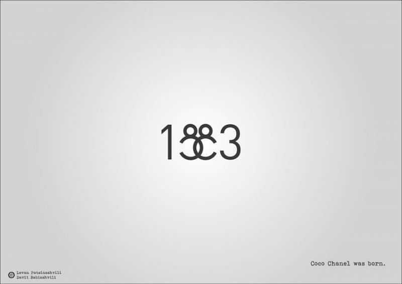 25個「字體裡暗示某個歷史事件」的奇特西元年份字體　1984年超有梗！~~~~