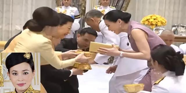 67歲泰王帶妻子見客人，王後穿短裙突然下跪，國王懵了！
