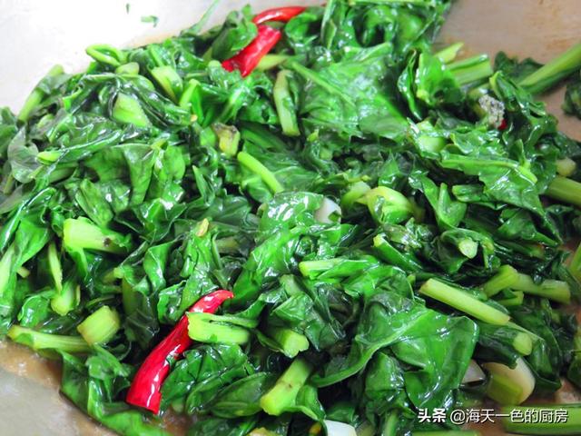 此綠葉菜對女人好處多，每周吃幾次，排毒輕便不上火，免疫力增強