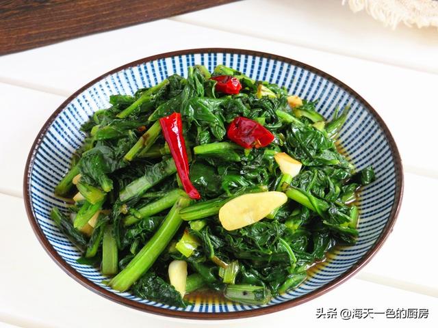 此綠葉菜對女人好處多，每周吃幾次，排毒輕便不上火，免疫力增強