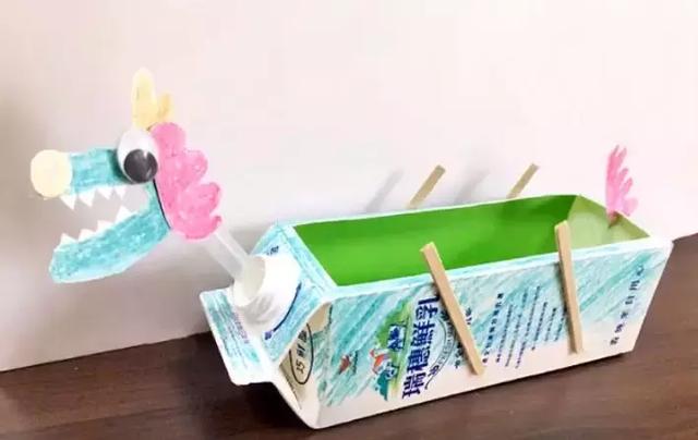 端午節怎麼陪娃？試試用牛奶盒變換些花樣吧