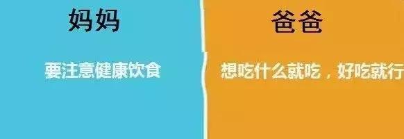 這就是爸爸和媽媽，總結的太精闢了！帶孩子的差異就體現出來了