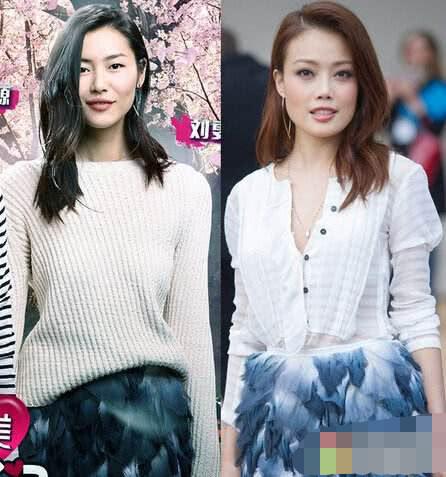 女星和「大表姐」劉雯撞衫災禍現場，但這次昆凌贏了