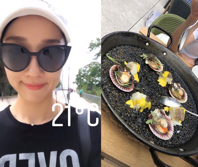 李亞男夫妻出遊巴塞隆納，王祖藍被老婆摟在懷裡似小弟！