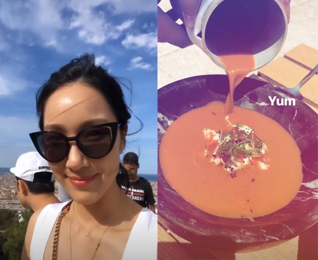 李亞男夫妻出遊巴塞隆納，王祖藍被老婆摟在懷裡似小弟！
