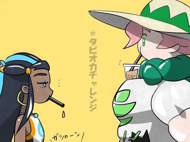 日本網友吐槽：最近流行這樣喝奶茶嗎？
