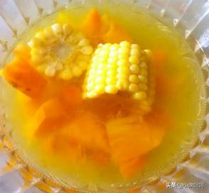 夏季去熱解渴必備涼湯，南瓜玉米湯的做法，清甜解渴，老少皆宜