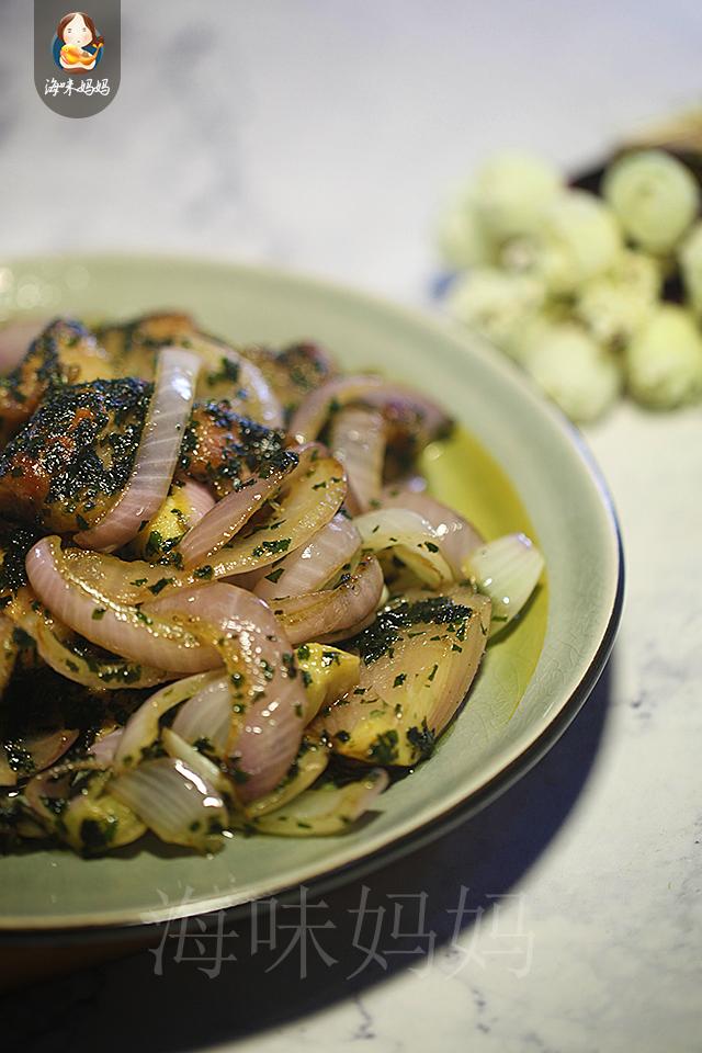 比紫蘇還香的葉子爆炒五花肉，就沒有食欲不振那回事了