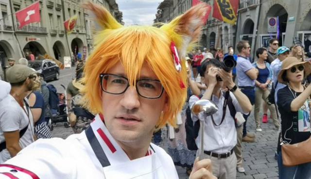 瑞士宅男又來了！穿成這樣上街真的需要勇氣