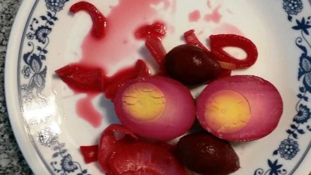營養賓夕法尼亞荷蘭腌制甜菜和雞蛋，簡單4步做法，一看就會