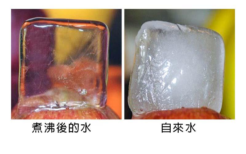 「一連串讓你不得不服的驚奇事實」...煮沸後的水與自來水結成冰塊的差異好大！