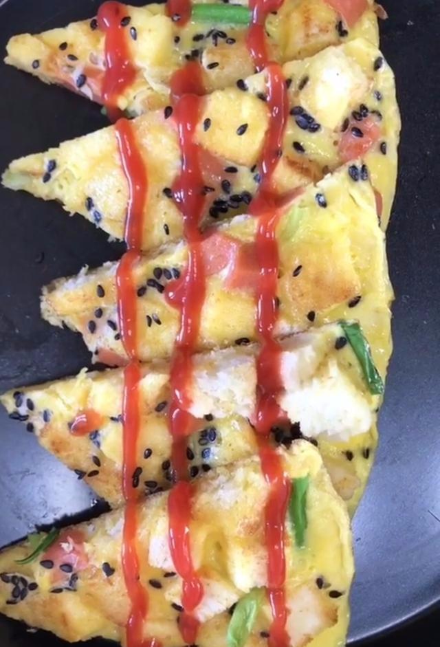 饅頭做的披薩寶寶饞哭了，寶媽必備，你會了沒有？