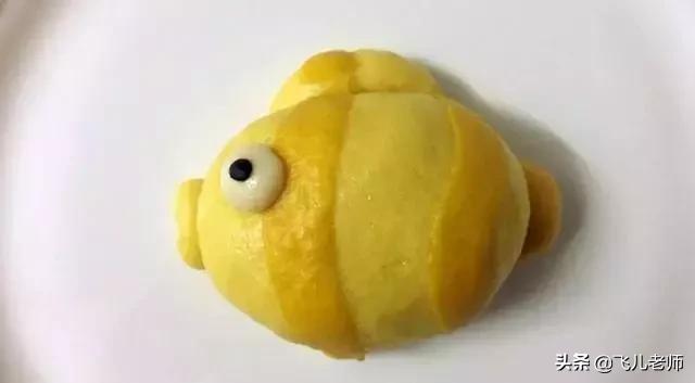 彩色小魚饅頭的不同做法，超可愛，寶寶愛吃又健康