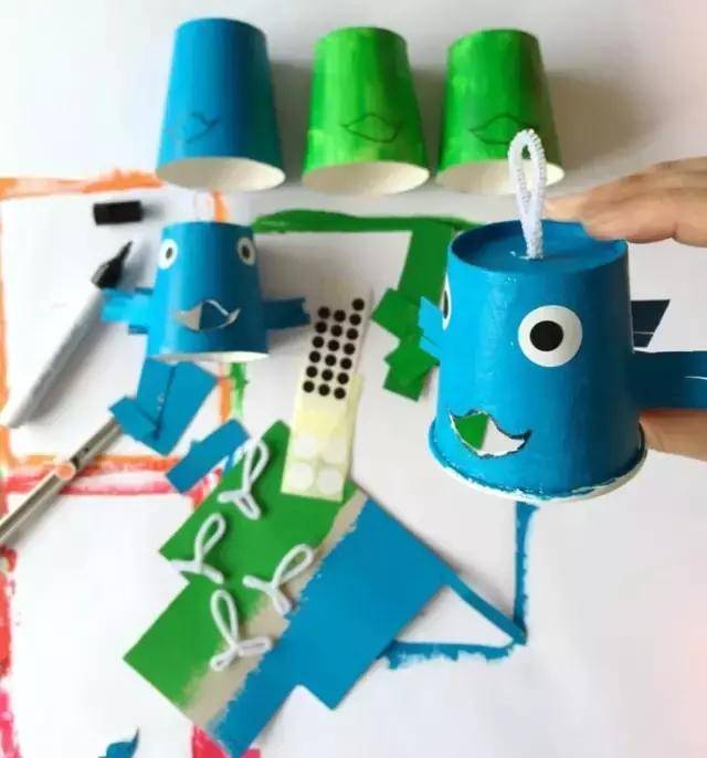 幼兒園手工：被幼師玩爆的一次性紙杯手工
