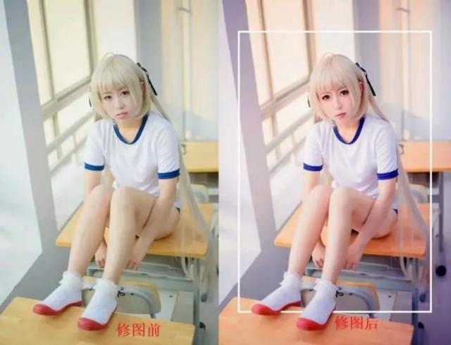 讓人驚豔的cosplay，修圖前後差距多大？後期修圖是多麼重要