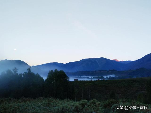 北疆之旅（連載7-18）：Day6 晨霧中看禾木，烈日下飽覽五彩灘