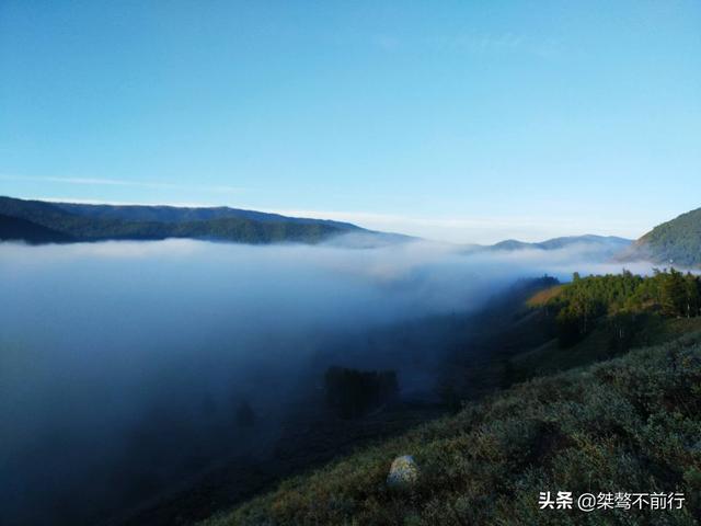 北疆之旅（連載7-18）：Day6 晨霧中看禾木，烈日下飽覽五彩灘