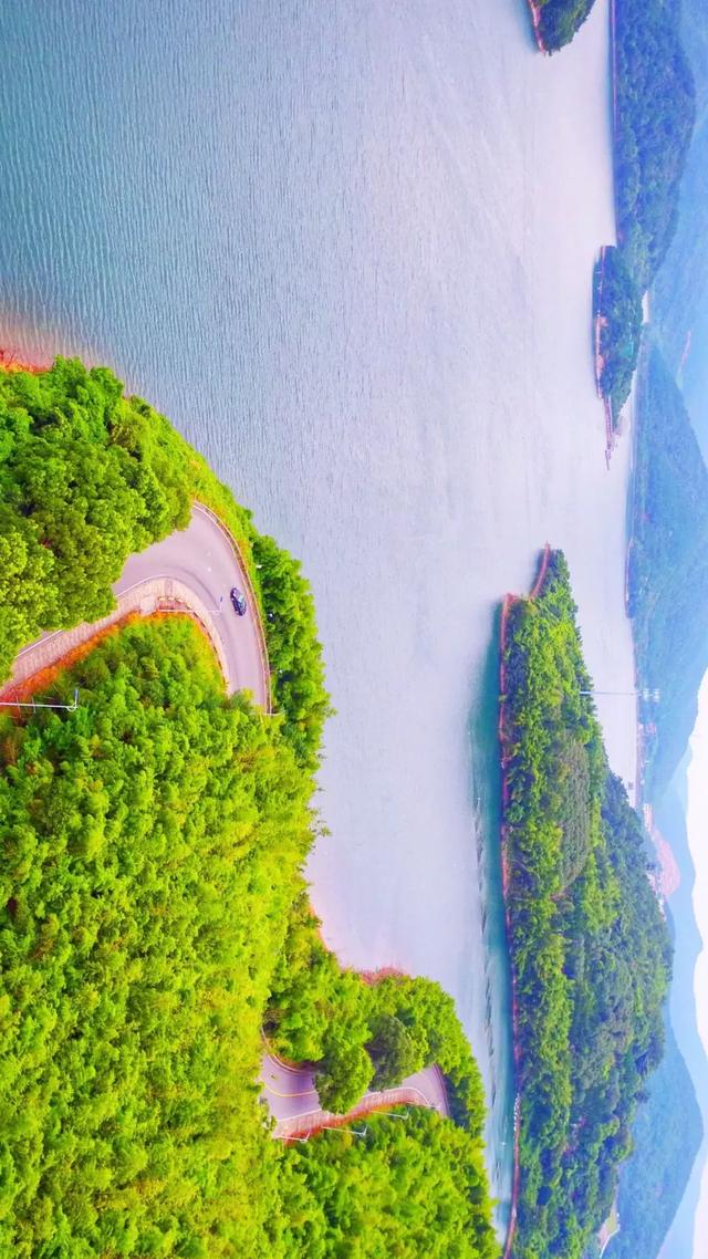 美爆！寧波這條環湖公路驚艷朋友圈！航拍照來了