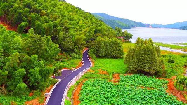 美爆！寧波這條環湖公路驚艷朋友圈！航拍照來了