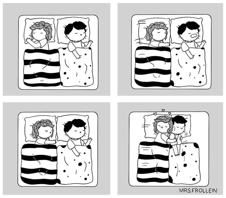 遇到真的可以嫁了～　15張「天天讓人動心」的最完美愛情插畫