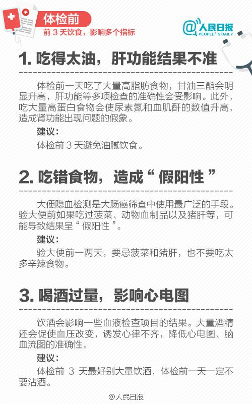 不同年齡、不同職業的體檢各不同！收好這個表，讓你少走很多彎路