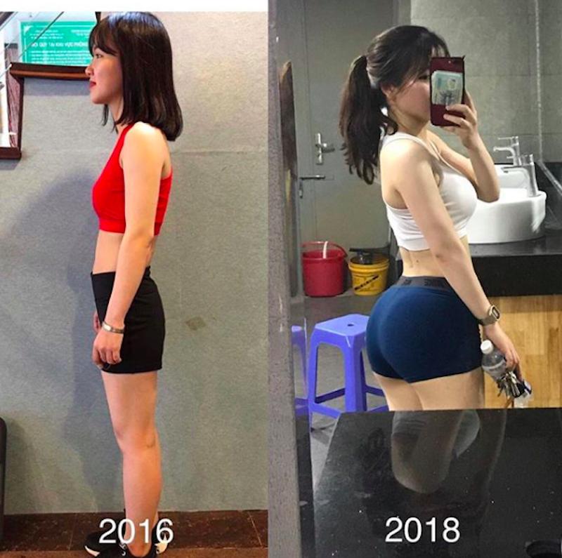 甜美小隻馬「Thuỳ Trang」兩年健身有成，傲人曲線大方秀出好自信！(附傳送門)