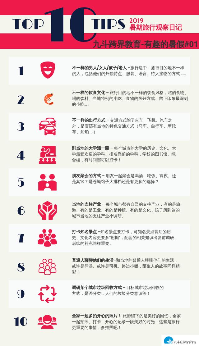 暑假帶著孩子到處走，這10條旅行觀察建議對孩子有大作用