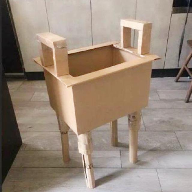 幼兒園作業「青銅鼎」，這位家長的手工，眾人稱讚：自己開個班吧