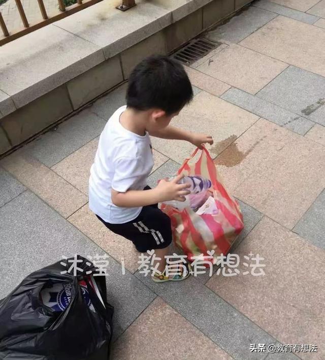 「孩子不想去幼兒園？那就去撿垃圾吧！」家長：實名點贊這位爸爸