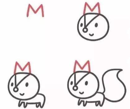 簡筆畫｜30秒速成26字母簡筆畫，開發智力，一學就會，為孩子收藏