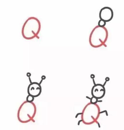 簡筆畫｜30秒速成26字母簡筆畫，開發智力，一學就會，為孩子收藏