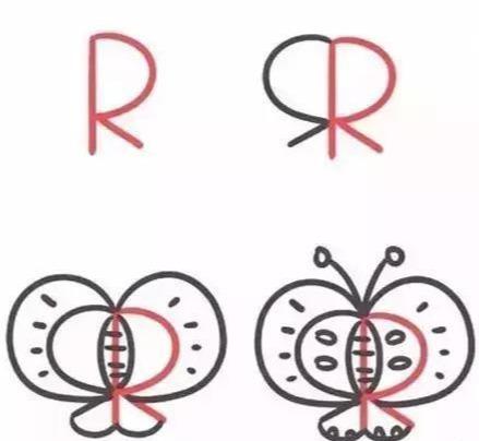 簡筆畫｜30秒速成26字母簡筆畫，開發智力，一學就會，為孩子收藏