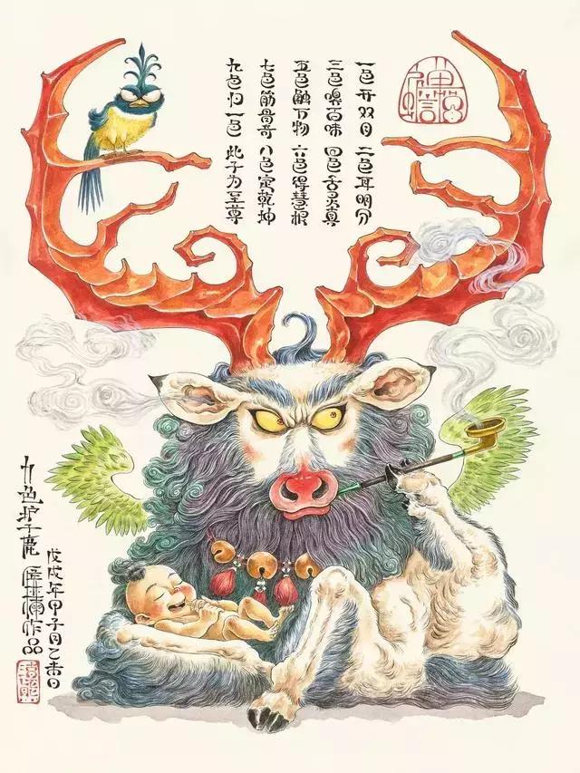 太震撼了！85後帥哥筆下的鬼神世界，讓人一眼就愛上！