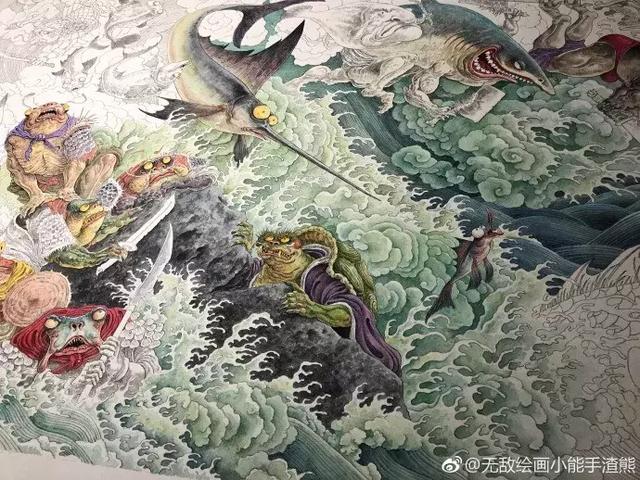 太震撼了！85後帥哥筆下的鬼神世界，讓人一眼就愛上！